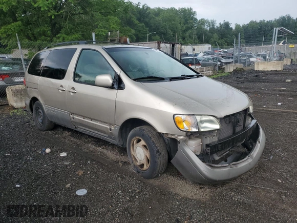 2003 Toyota Sienna LE with VIN 4T3ZF13C33U540296, listed as a Copart auction lot 62643745 with 143,727 mi miles and Salvage title. Bid and sale history available at DreamBid. Image 4.