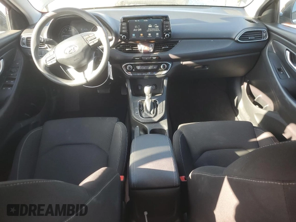 2018 Hyundai Elantra GT with VIN KMHH35LE1JU009133, listed as a Copart auction lot 72318654 with 57,843 mi miles and Salvage Title. Bid and sale history available at carsss.com. Image 8.