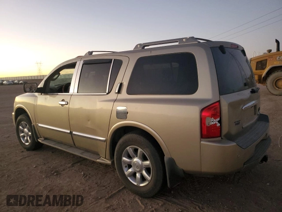 2004 Infiniti QX56 with VIN 5N3AA08C54N808548, listed as a Copart auction lot 80242404 with 0 mi miles and Salvage Title. Bid and sale history available at carsss.com. Image 2.