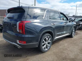 2022 Hyundai Palisade SEL z VIN KM8R4DHE3NU457853, wystawiony jako IAAI lot #42028080 z przebiegiem 34 654 mil mil oraz . Historia ofert i sprzedaży dostępna na DreamBid. Obrazek 4.