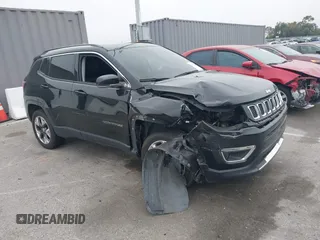 2019 Jeep Compass Limited with VIN 3C4NJDCB4KT594525, listed as a IAAI auction lot 42472846 with 84,815 mi miles and . Bid and sale history available at DreamBid. Image 1.