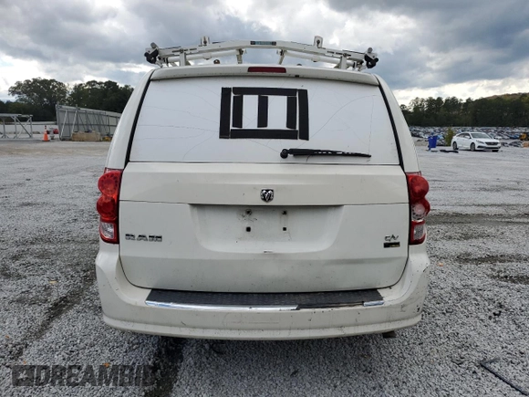 2012 Ram Cargo Van with VIN 2C4RDGAGXCR153365, listed as a Copart auction lot 72135354 with 0 mi miles and Salvage Title. Bid and sale history available at carsss.com. Image 6.