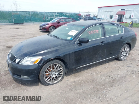 2007 Lexus GS 350 with VIN JTHCE96S370010901, listed as a IAAI auction lot 42113676 with 388,296 mi miles. Bid and sale history available at carsss.com. Image 2.