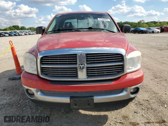 2007 Dodge 1500 Laramie with VIN 1D7HU18287S133970, listed as a Copart auction lot 57089605 with 208,083 mi miles and Salvage title. Bid and sale history available at DreamBid. Image 5.