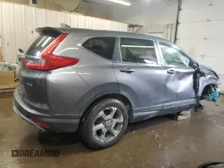 2017 Honda CR-V EX-L with VIN 5J6RW2H82HL027801, listed as a Copart auction lot 46610125 with 100,211 mi miles and Salvage Title. Bid and sale history available at carsss.com. Image 3.