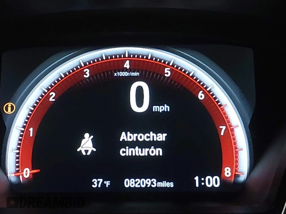 2017 Honda Civic Si with VIN 2HGFC3A56HH752713, listed as a IAAI auction lot 41259020 with 82,093 mi miles and . Bid and sale history available at DreamBid. Image 15.