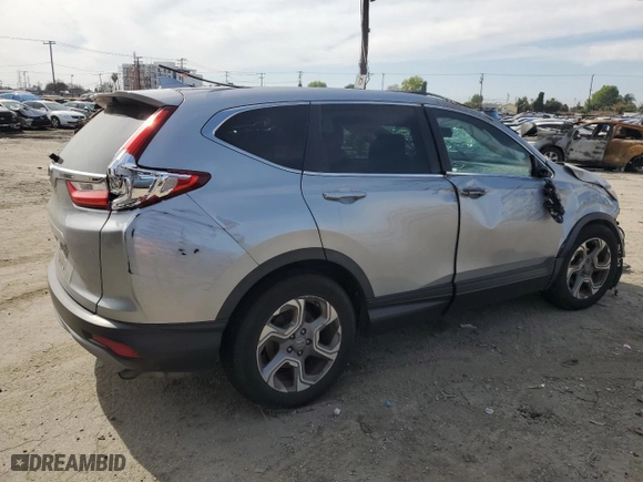 2017 Honda CR-V EX-L with VIN 7FARW1H82HE035842, listed as a Copart auction lot 45609885 with 0 mi miles and Salvage Title. Bid and sale history available at carsss.com. Image 3.