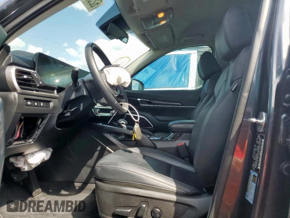 2023 Kia Telluride S with VIN 5XYP64GC6PG338950, listed as a Copart auction lot 62585695 with 72,523 mi miles and Salvage title. Bid and sale history available at DreamBid. Image 7.