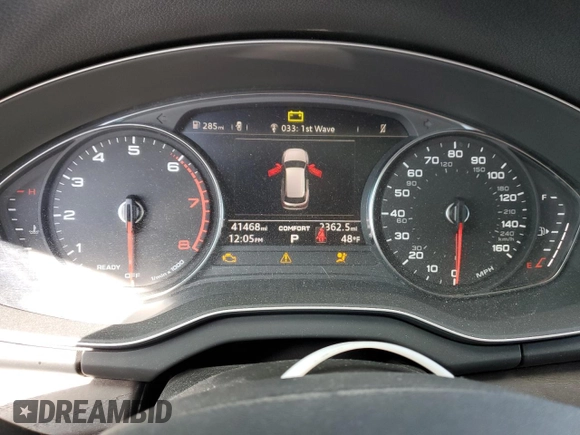2019 Audi Q5 Premium with VIN WA1ANAFYXK2079977, listed as a Copart auction lot 46143885 with 41,468 mi miles and Salvage Title. Bid and sale history available at carsss.com. Image 9.