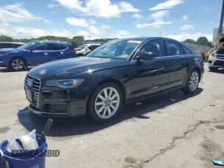 2016 Audi A6 Premium with VIN WAUFFAFC8GN117996, listed as a Copart auction lot 57355285 with 91,592 mi miles and Salvage title. Bid and sale history available at DreamBid. Image 1.