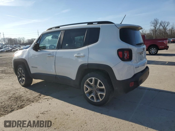 2017 Jeep Renegade Latitude with VIN ZACCJBBB2HPF24891, listed as a Copart auction lot 50672155 with 93,730 mi miles and Salvage Title. Bid and sale history available at carsss.com. Image 2.