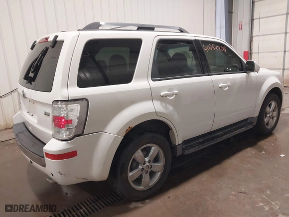 2011 Mercury Mariner Premier with VIN 4M2CN9HG3BKJ02026, listed as a IAAI auction lot 40254703 with 99,000 mi miles. Bid and sale history available at carsss.com. Image 4.