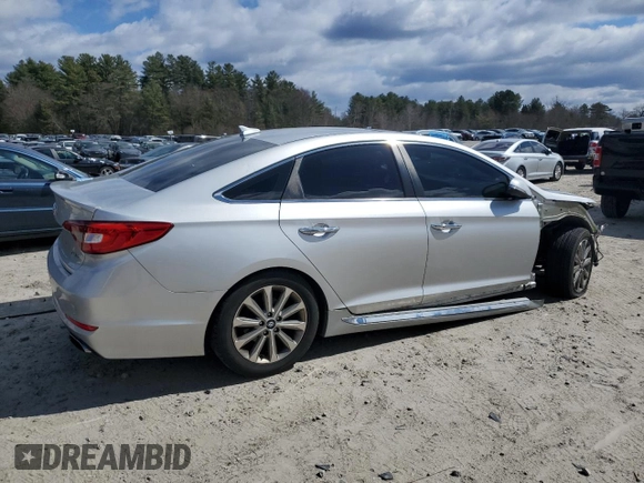 2017 Hyundai Sonata Sport with VIN 5NPE34AF4HH457836, listed as a Copart auction lot 50773345 with 68,119 mi miles and Salvage Title. Bid and sale history available at DreamBid. Image 3.