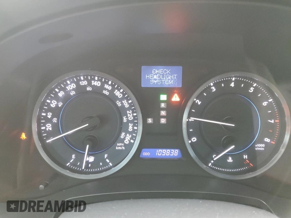 2011 Lexus IS 350 with VIN JTHCE5C28B5000227, listed as a Copart auction lot 46902595 with 109,838 mi miles and Clean title. Bid and sale history available at DreamBid. Image 9.