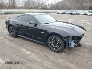 2019 Ford Mustang GT with VIN 1FA6P8CF1K5111835, listed as a Copart auction lot 51785275 with 89,888 mi miles and Salvage title. Bid and sale history available at DreamBid. Image 4.