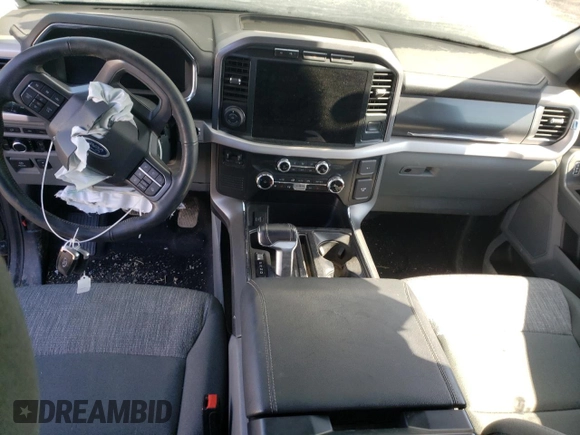 2023 Ford F-150 Lightning Pro with VIN 1FT6W1EV4PWG24488, listed as a Copart auction lot 51523945 with Not provided miles and Salvage title. Bid and sale history available at DreamBid. Image 8.