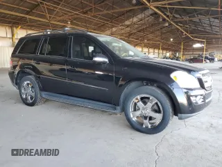 2007 Mercedes-Benz GL-Class with VIN 4JGBF71E27A129111, listed as a Copart auction lot 79764614 with 188,093 mi miles and Salvage Title. Bid and sale history available at carsss.com. Image 4.