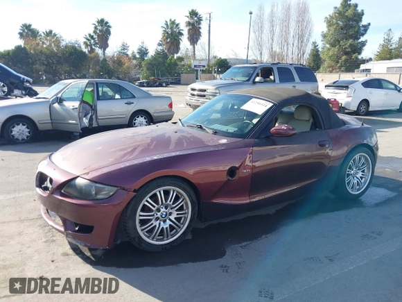 2003 BMW Z4 3.0i с VIN 4USBT53493LT21334, выставлен на аукционе IAAI как лот 41250314 с пробегом 144 698 миль миль и . История ставок и продаж доступна на DreamBid. Изображение 2.