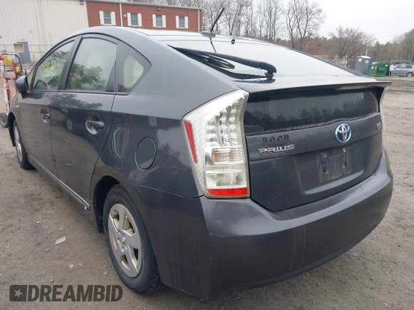 2011 Toyota Prius I with VIN JTDKN3DU9B0312488, listed as a IAAI auction lot 41928385 with 278,971 mi miles. Bid and sale history available at carsss.com. Image 3.