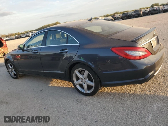 2014 Mercedes-Benz CLS-Class CLS 550 with VIN WDDLJ7DB3EA117836, listed as a Copart auction lot 77133604 with 98,489 mi miles and Salvage Title. Bid and sale history available at carsss.com. Image 2.