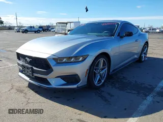 2024 Ford Mustang EcoBoost with VIN 1FA6P8TH8R5121807, listed as a IAAI auction lot 41582458 with 7,694 mi miles. Bid and sale history available at carsss.com. Image 17.
