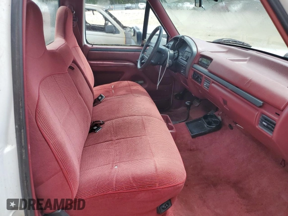1996 Ford F-150 with VIN 1FTEF14H5TLB47556, listed as a Copart auction lot 51388014 with 117,220 mi miles and Salvage Title. Bid and sale history available at carsss.com. Image 10.