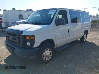 2012 Ford Econoline Passenger XL with VIN 1FMNE1BW0CDA55894, listed as a IAAI auction lot 41676338 with 159,453 mi miles and . Bid and sale history available at DreamBid. Image 2.