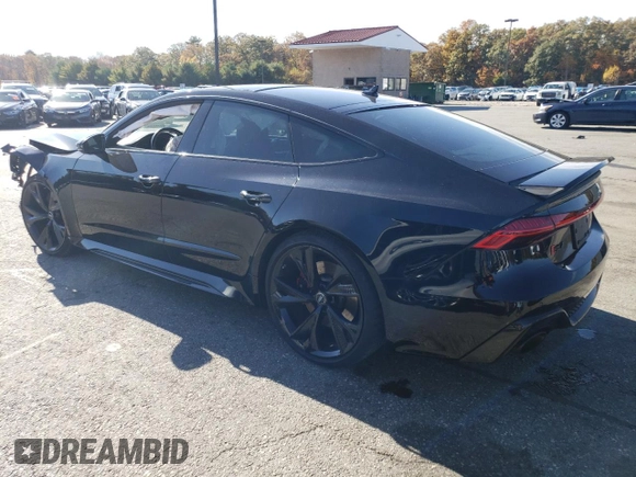 2021 Audi RS 7 z VIN WUAPCBF2XMN902368, wystawiony jako Copart lot #73284763 z przebiegiem 37 625 mil mil oraz . Historia ofert i sprzedaży dostępna na DreamBid. Obrazek 2.