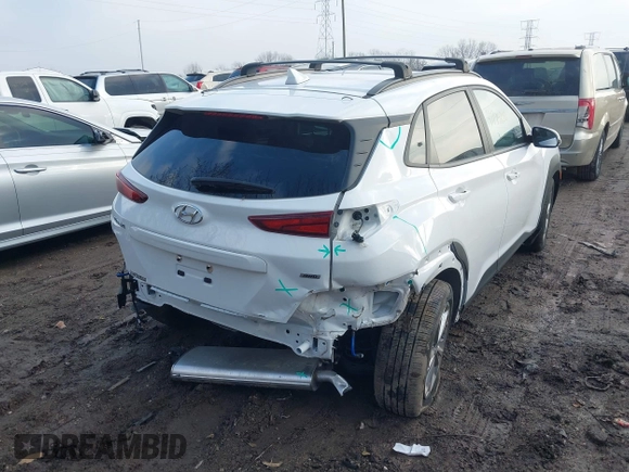 2023 Hyundai Kona SEL with VIN KM8K6CAB8PU051656, listed as a IAAI auction lot 41195251 with 8,890 mi miles. Bid and sale history available at carsss.com. Image 4.
