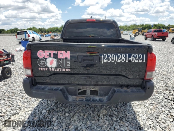 2022 Toyota Tacoma SR with VIN 3TYRX5GNXNT047479, listed as a Copart auction lot 57023765 with 84,802 mi miles and Salvage title. Bid and sale history available at DreamBid. Image 6.