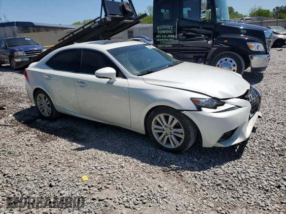 2015 Lexus IS 250 with VIN JTHBF1D20F5050254, listed as a Copart auction lot 52411465 with 158,623 mi miles and Salvage Title. Bid and sale history available at carsss.com. Image 4.