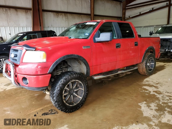 2007 Ford F-150 XLT with VIN 1FTPW14V57KC78836, listed as a Copart auction lot 47551445 with 152,570 mi miles and Salvage Title. Bid and sale history available at DreamBid. Image 1.