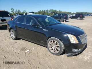 2008 Cadillac CTS RWD w/1SB with VIN 1G6DV57V880175452, listed as a Copart auction lot 80971894 with 127,298 mi miles and Salvage Title. Bid and sale history available at carsss.com. Image 4.