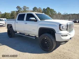 2018 GMC Sierra 1500 Denali with VIN 3GTU2PEC9JG299248, listed as a Copart auction lot 42363545 with 129,029 mi miles and Salvage Title. Bid and sale history available at carsss.com. Image 4.