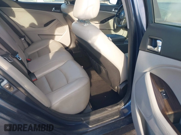 2015 Kia Optima EX with VIN 5XXGN4A75FG370371, listed as a IAAI auction lot 41803400 with 87,138 mi miles. Bid and sale history available at carsss.com. Image 8.
