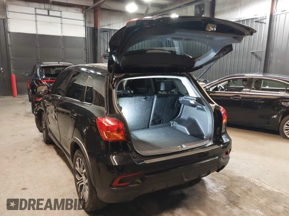 2018 Mitsubishi Outlander Sport ES 2.0 with VIN JA4AP3AUXJU024636, listed as a IAAI auction lot 41647083 with 100,198 mi miles. Bid and sale history available at carsss.com. Image 3.