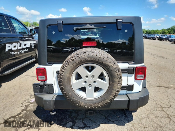 2015 Jeep Wrangler Unlimited Freedom with VIN 1C4HJWDGXFL755528, listed as a Copart auction lot 64927525 with 111,096 mi miles and Salvage title. Bid and sale history available at DreamBid. Image 6.