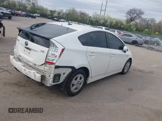 2011 Toyota Prius I with VIN JTDKN3DU3B0266401, listed as a IAAI auction lot 41951276 with 222,102 mi miles and . Bid and sale history available at DreamBid. Image 4.