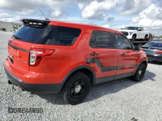 2015 Ford Utility Police Interceptor with VIN 1FM5K8AR7FGB76115, listed as a Copart auction lot 85721724 with 0 mi miles and Salvage Title. Bid and sale history available at carsss.com. Image 3.