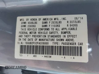 2015 Acura TLX Technology z VIN 19UUB2F52FA006669, wystawiony jako IAAI lot #42421269 z przebiegiem 89 057 mil mil oraz . Historia ofert i sprzedaży dostępna na DreamBid. Obrazek 9.
