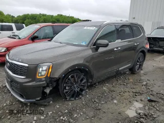 2020 Kia Telluride SX z VIN 5XYP5DHC1LG081658, wystawiony jako Copart lot #56419775 z przebiegiem 60 232 mil mil oraz Szkoda całkowita • Salvage title. Historia ofert i sprzedaży dostępna na DreamBid. Obrazek 1.