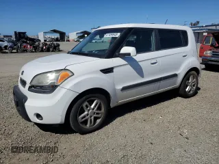 2010 Kia Soul + with VIN KNDJT2A29A7151306, listed as a Copart auction lot 47459645 with 123,836 mi miles and Salvage Title. Bid and sale history available at DreamBid. Image 1.