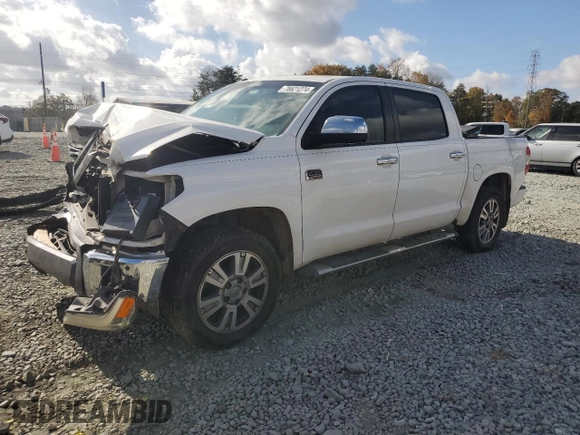 2017 Toyota Tundra 2WD Platinum with VIN 5TFGW5F17HX223603, listed as a Copart auction lot 78621274 with 314,428 mi miles and Salvage Title. Bid and sale history available at carsss.com. Image 1.