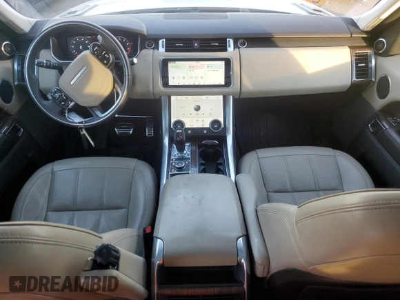 2021 Land Rover Range Rover Sport HSE Silver Edition with VIN SALWR2SU0MA758828, listed as a Copart auction lot 43561355 with 57,196 mi miles and Salvage title. Bid and sale history available at DreamBid. Image 8.