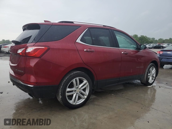 2019 Chevrolet Equinox Premier z VIN 2GNAXYEX6K6234567, wystawiony jako Copart lot #54831425 z przebiegiem 64 548 mil mil oraz Szkoda całkowita • Salvage title. Historia ofert i sprzedaży dostępna na DreamBid. Obrazek 3.