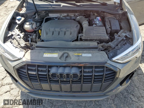 2021 Audi Q3 S line Premium Plus with VIN WA1EECF33M1006573, listed as a Copart auction lot 51449015 with 52,488 mi miles and Salvage Title. Bid and sale history available at carsss.com. Image 12.