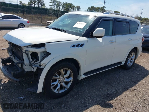 2013 Infiniti QX56 with VIN JN8AZ2NE5D9042826, listed as a IAAI auction lot 42073857 with 77,960 mi miles and . Bid and sale history available at DreamBid. Image 18.