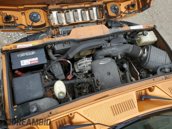 2006 Hummer H2 with VIN 5GRGN23U46H115817, listed as a Copart auction lot 73933564 with 128,671 mi miles and Salvage Title. Bid and sale history available at carsss.com. Image 12.