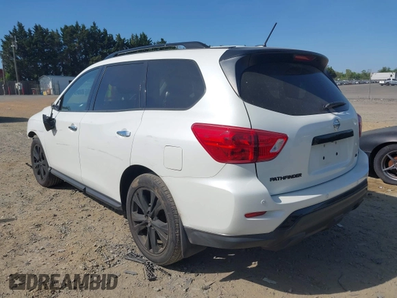 2018 Nissan Pathfinder SL with VIN 5N1DR2MNXJC661765, listed as a IAAI auction lot 42081533 with 87,299 mi miles. Bid and sale history available at carsss.com. Image 3.