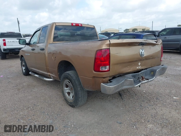 2012 Ram 1500 ST with VIN 1C6RD6FK9CS112027, listed as a IAAI auction lot 42128713 with 161,516 mi miles and . Bid and sale history available at DreamBid. Image 3.